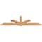 Ekena Millwork Kennewick Timber Gable Bracket, Western Red Cedar, 108"W x 31 1/2"H x 3 1/2"D x 5 1/2"F, 7/12 Pitch GBW108X31X0406KEN00SWR - alternate 5